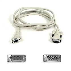6 inch DB9 M-F Serial Cable